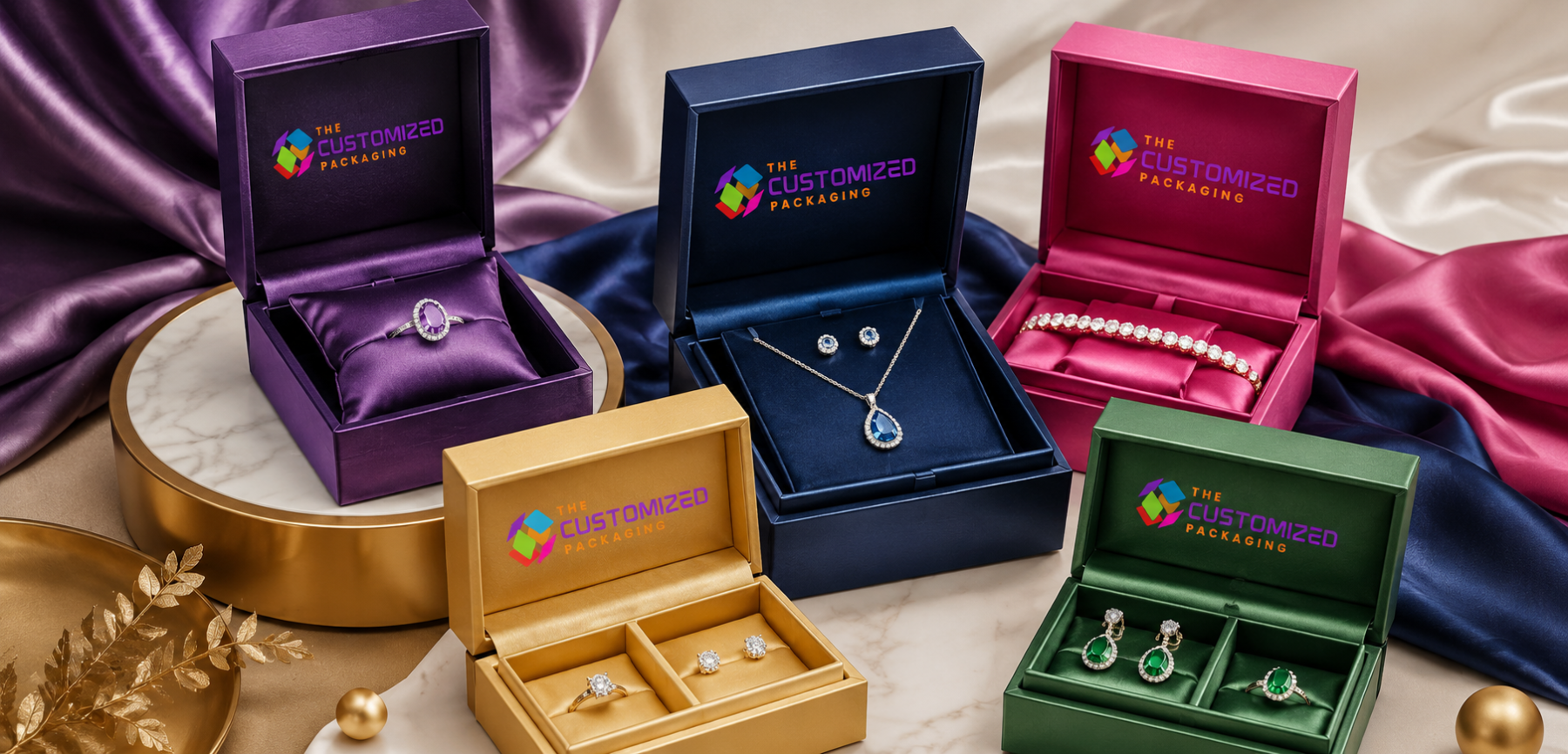 Satin Inserts for High-End Jewelry Presentation